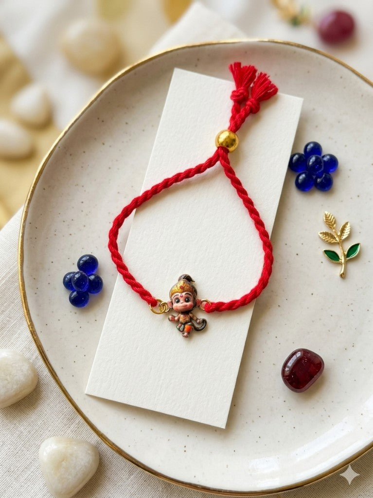 Bal Hanuman Red Kids Rakhi