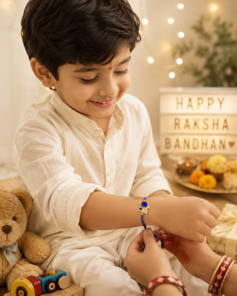Blue Elephant Kids Rakhi