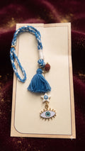 Blue Evil Eye Rudraksha Bhabhi Lumba