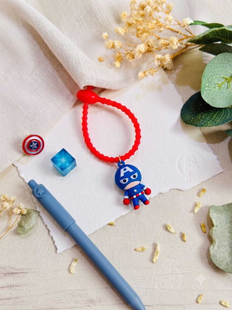 Captain America Silicone Kids Rakhi