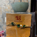 Clover Pearl Gold Bracelet Rakhi