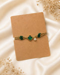 Emerald Clover Bhabhi Lumba Rakhi