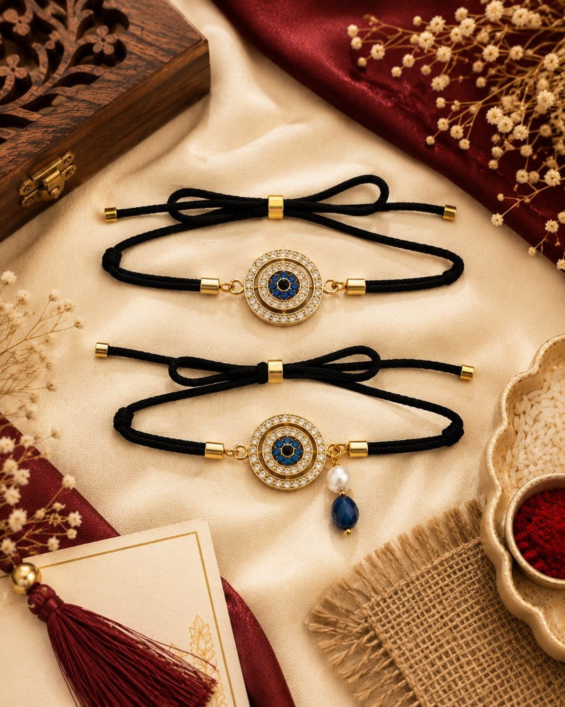 Evil Eye Bhabhi-Bhabhi Rakhi Set