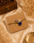 Evil Eye Blue Tassel Bhabhi Rakhi