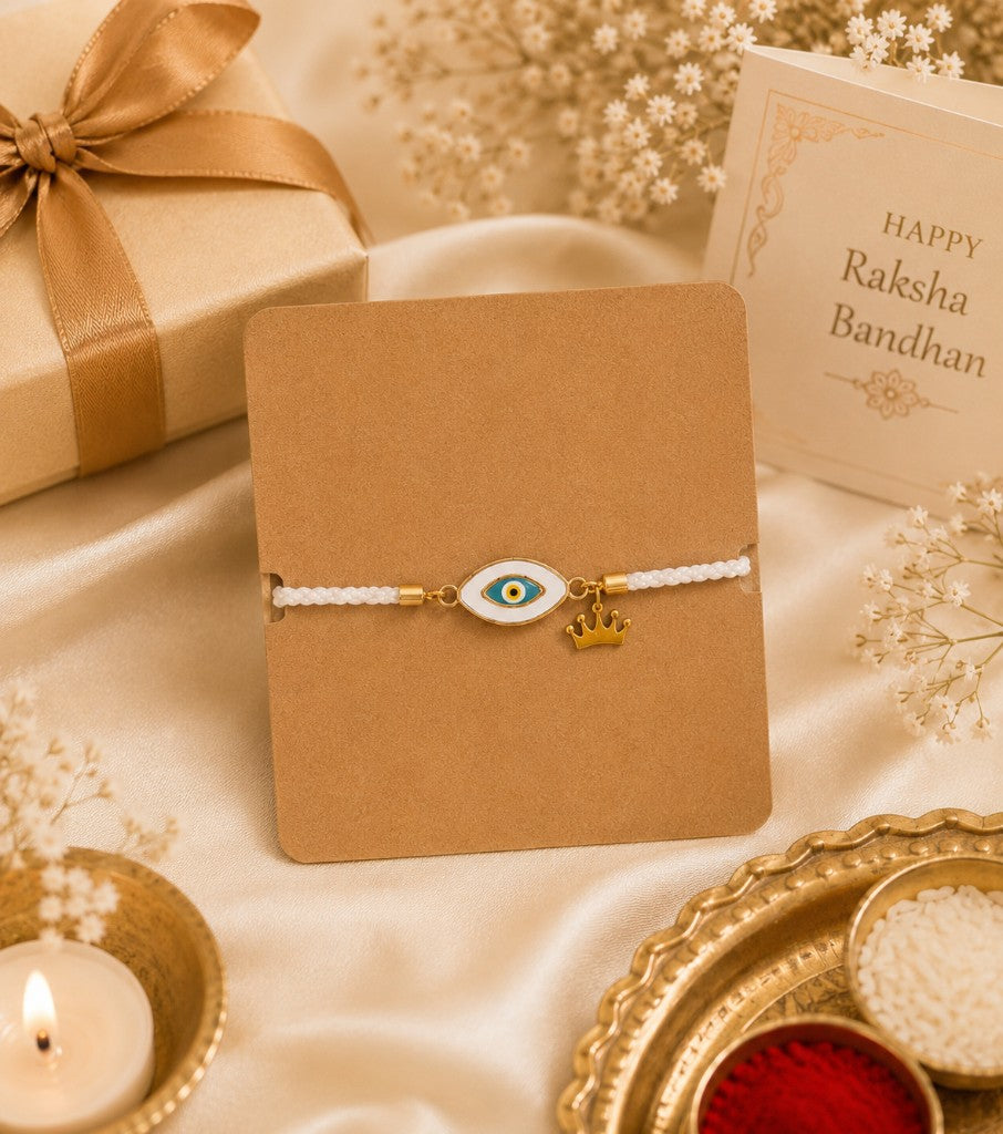 Evil Eye Crown Bhai Rakhi
