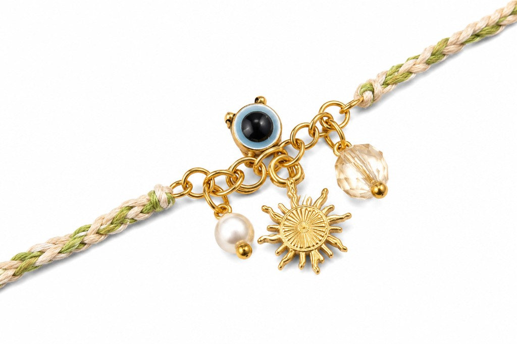 Evil Eye Sunburst Bhabhi Lumba Rakhi