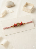 Ganesha Rudraksha Mauve Bhai Rakhi