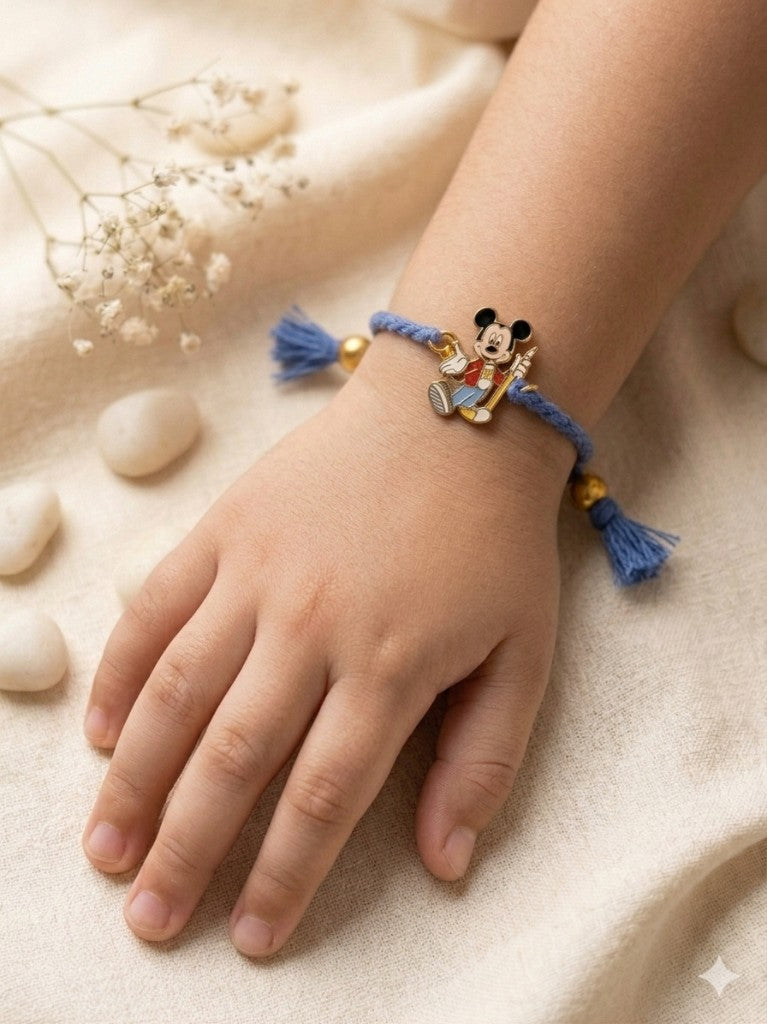 Mickey Mouse Blue Kids Rakhi