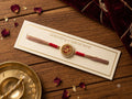 Om Enamel Pearl Mauve Bhai Rakhi