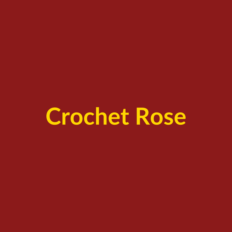 Crochet One Rose Rakhi