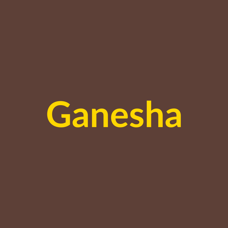 Ganesha White Dori Kids Rakhi