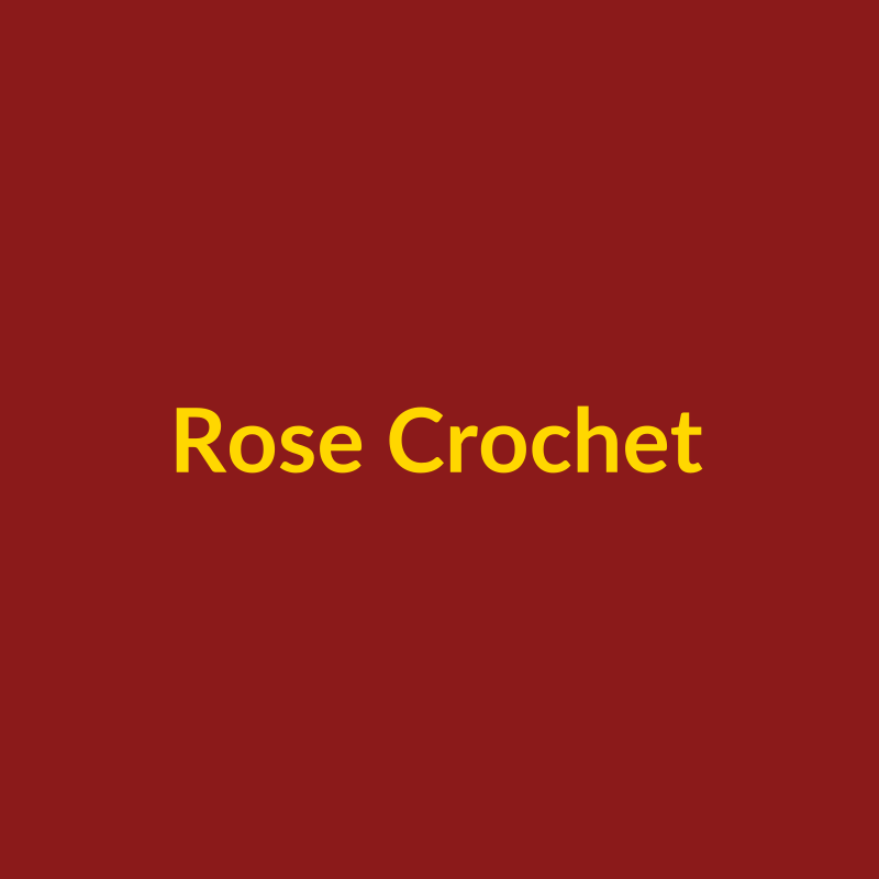 Rose Crochet Bhagwan Rakhi