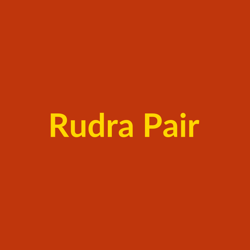 Rudraksha Couple Rakhi Set
