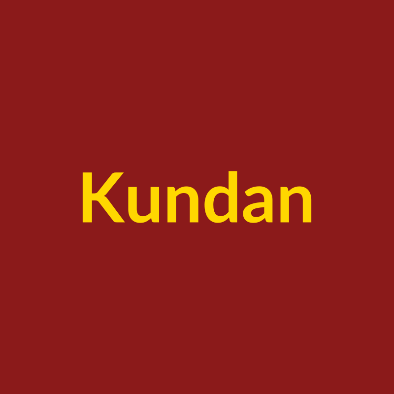 Oval Kundan Bhai Rakhi