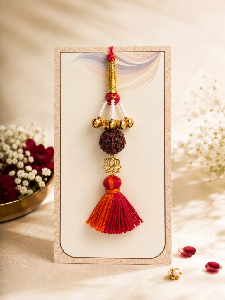 Rudraksha Lotus Tassel Bhabhi Lumba