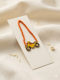 Yellow Motorcycle BRO Kids Rakhi